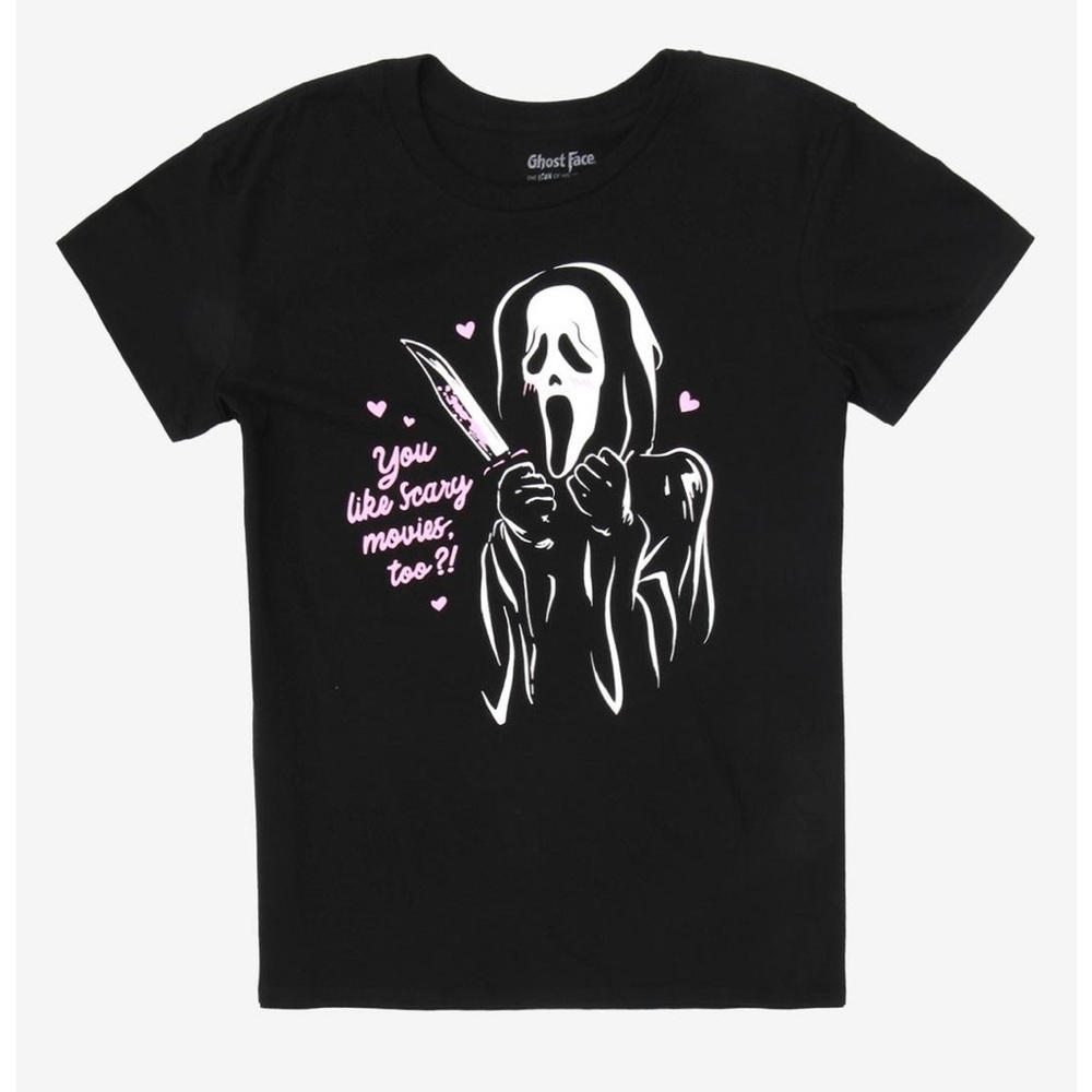 Scream ghost face you like scary movies tee shirt nwt